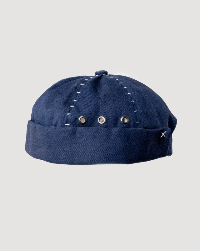 dennis-chuene-sailor-cap-m-tze-baumwolle-blau image 1
