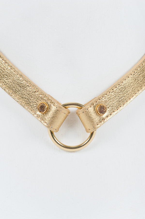 fr-ulein-kink-champagne-halsband-lederleine-gold image 5