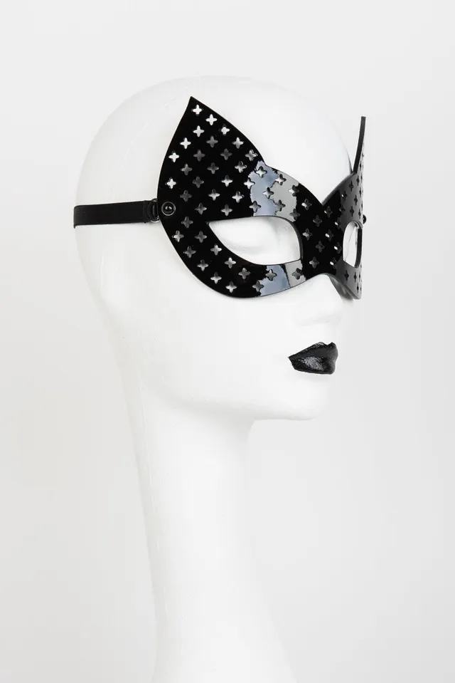 fr-ulein-kink-headwear-nero-confessional-kitten-maske-lack-schwarz image 1