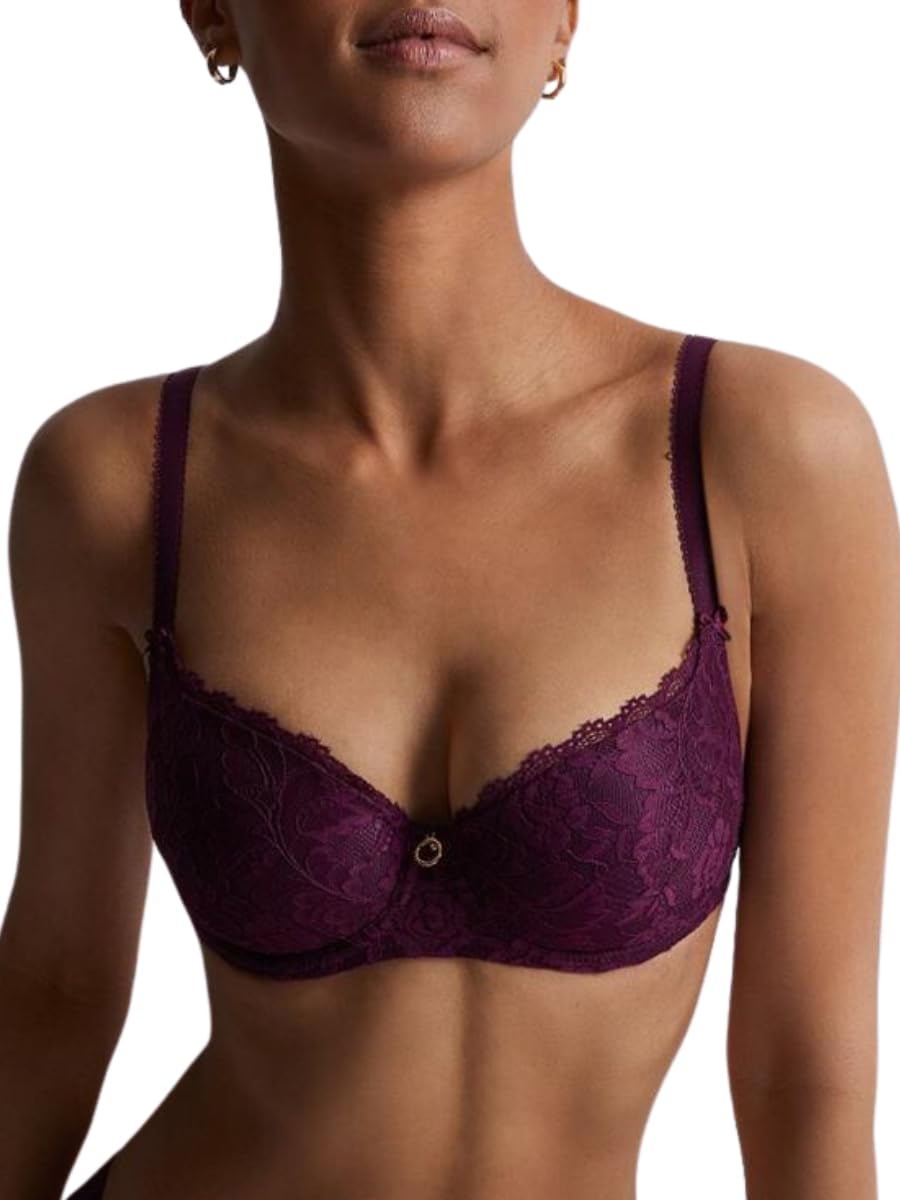aubade-rosessence-demi-bh-halbschale-fuchsia-75c-spitze image 7