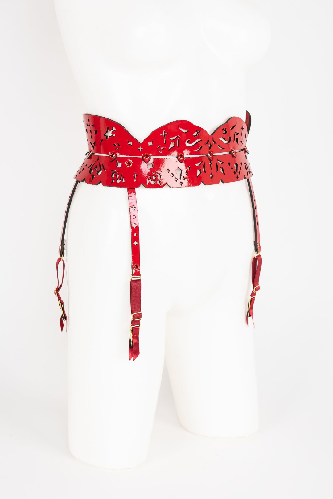 fr-ulein-kink-rosso-skinny-garter-strapsg-rtel-rot-s-m image 4