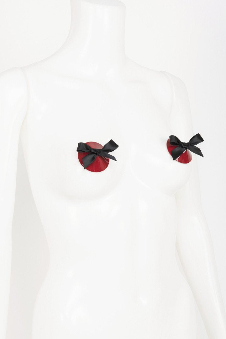 fr-ulein-kink-pasties-bow-nippel-cover-rot-schleife image 3
