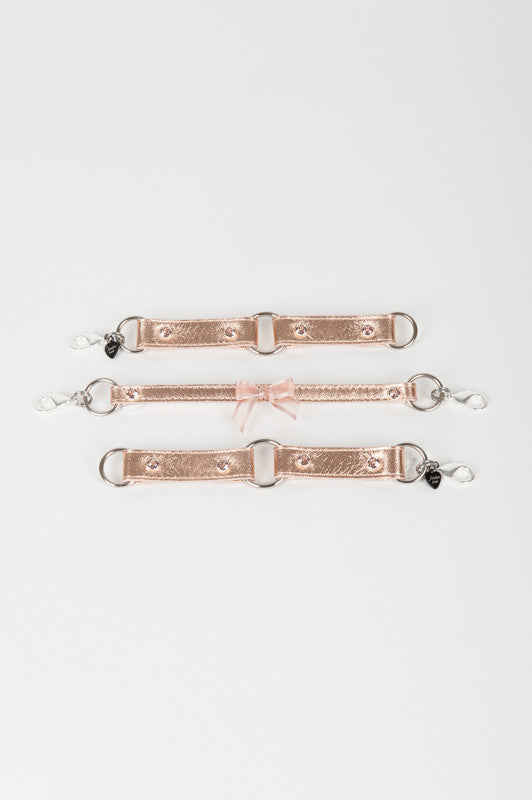 fraulein-kink-lolita-silver-fu-fesseln-ros-gold-swarovski image 5