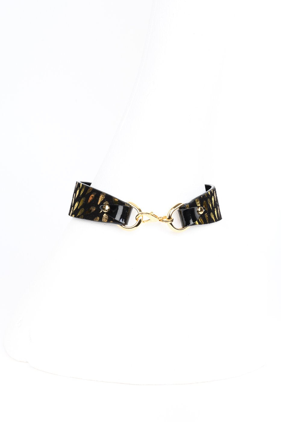fraulein-kink-deluxe-lead-halsband-mit-leine-schwarz-gold image 8