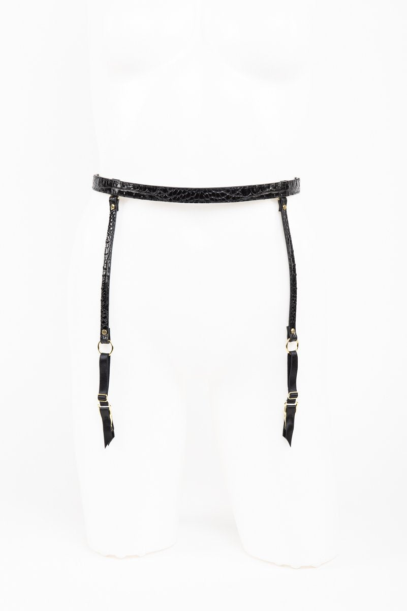 fr-ulein-kink-crocco-strapsg-rtel-schwarz-leder image 1