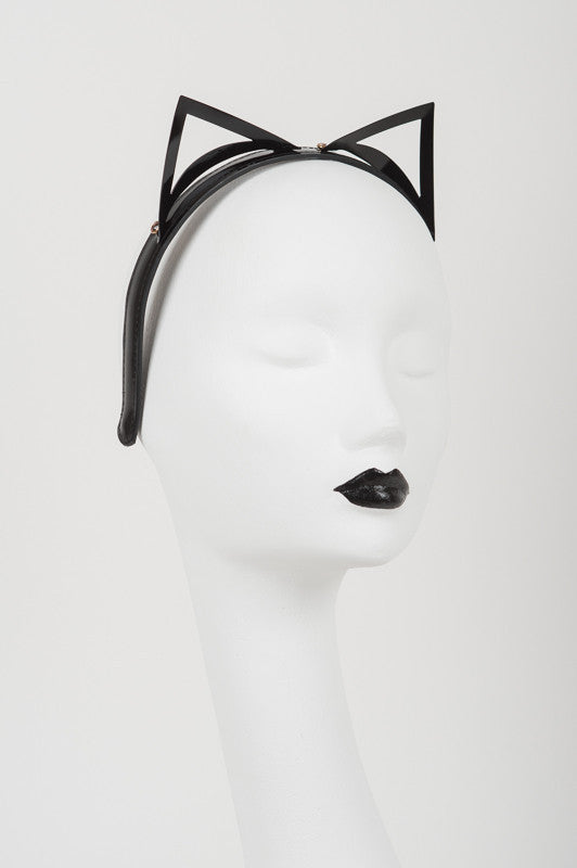 fr-ulein-kink-n-nette-haarband-lack-katzenohren-swarovski image 1