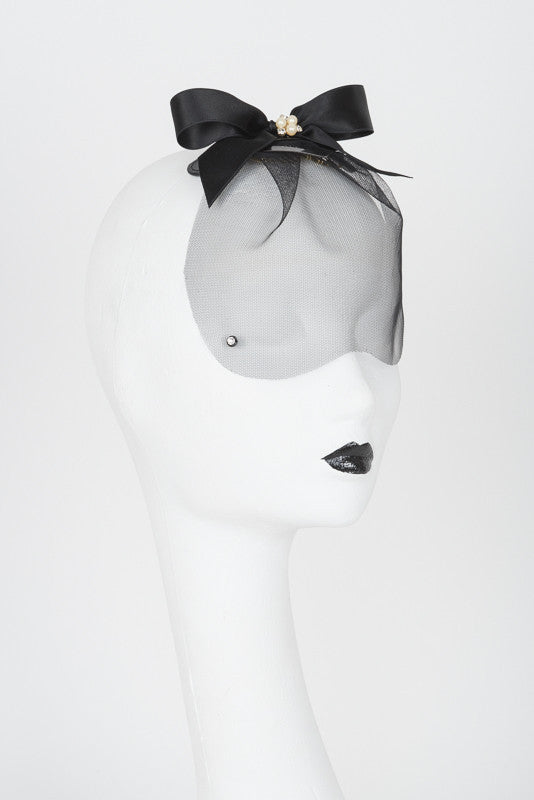 fr-ulein-kink-ritsy-veil-fascinator-schwarz-t-ll-schleier image 1