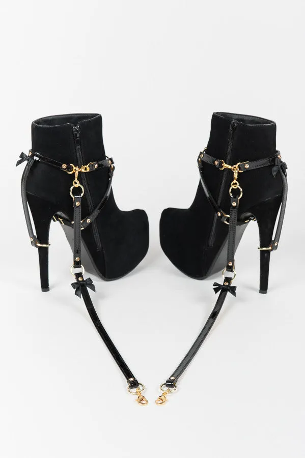 fraulein-kink-jet-fu-fesseln-schwarz-gold-swarovski image 1