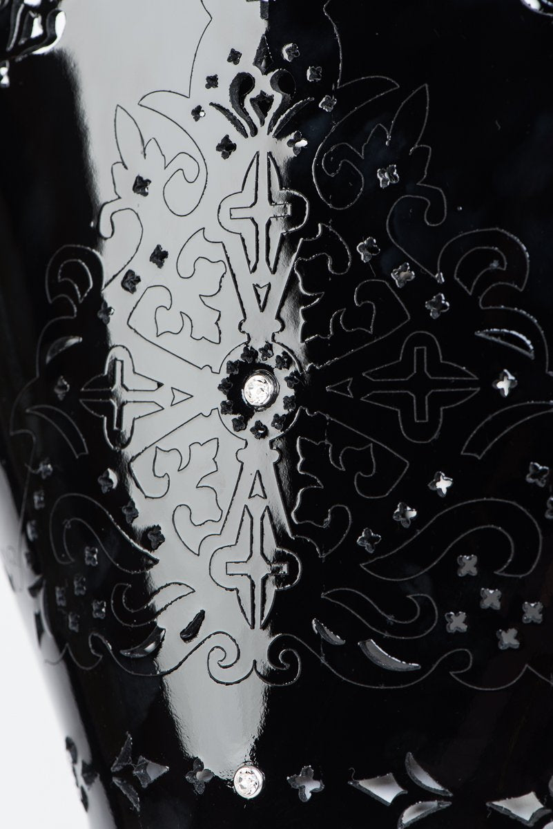 fr-ulein-kink-nero-confessional-mitre-kopfschmuck-lack-schwarz image 7