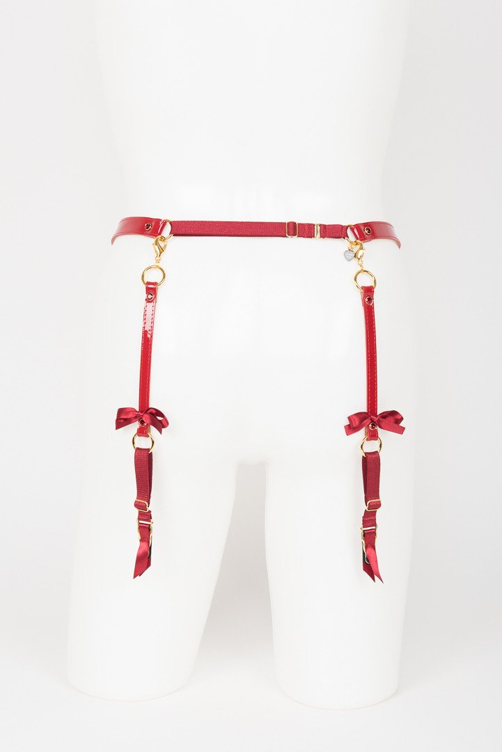 fr-ulein-kink-red-hot-strapsg-rtel-rot-lackleder image 7