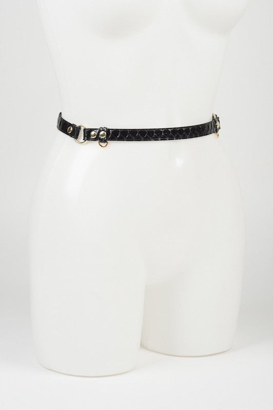 fr-ulein-kink-luxe-belt-g-rtel-python-schwarz-einheitsgr-e image 2