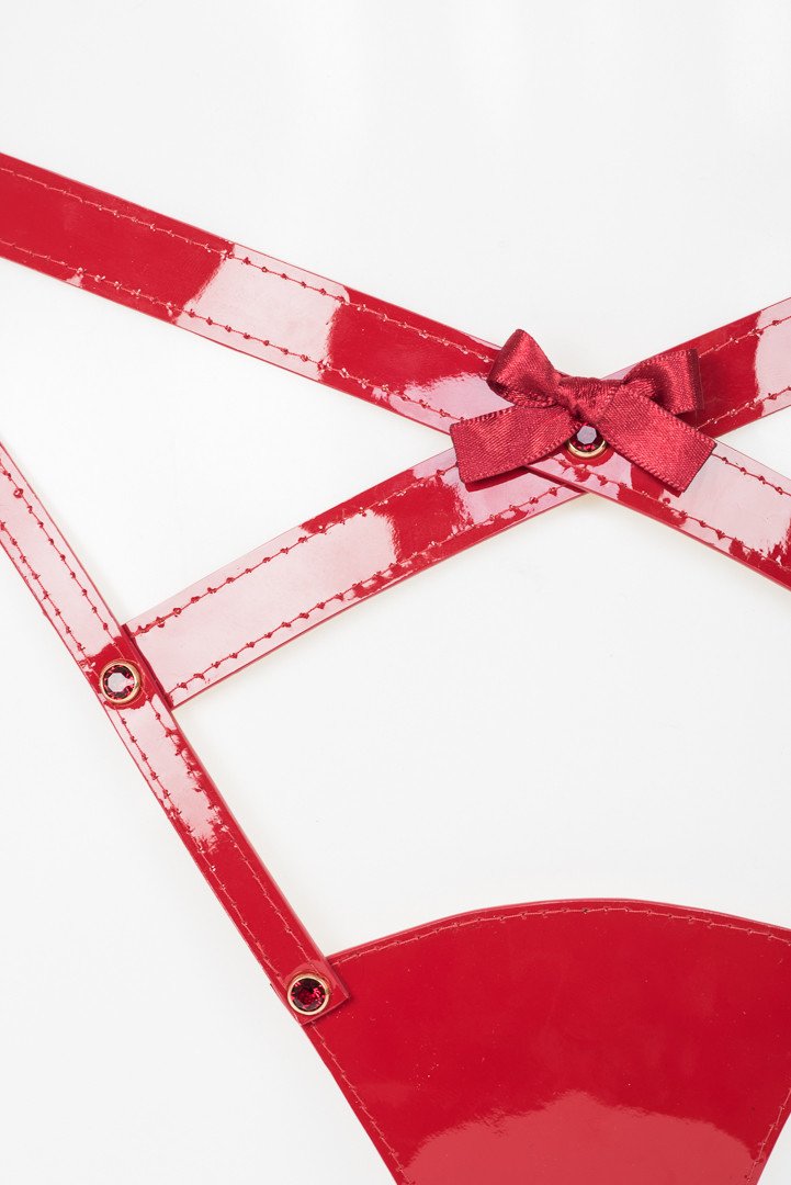 fr-ulein-kink-red-hot-string-tanga-s-m-rot-lackleder image 3