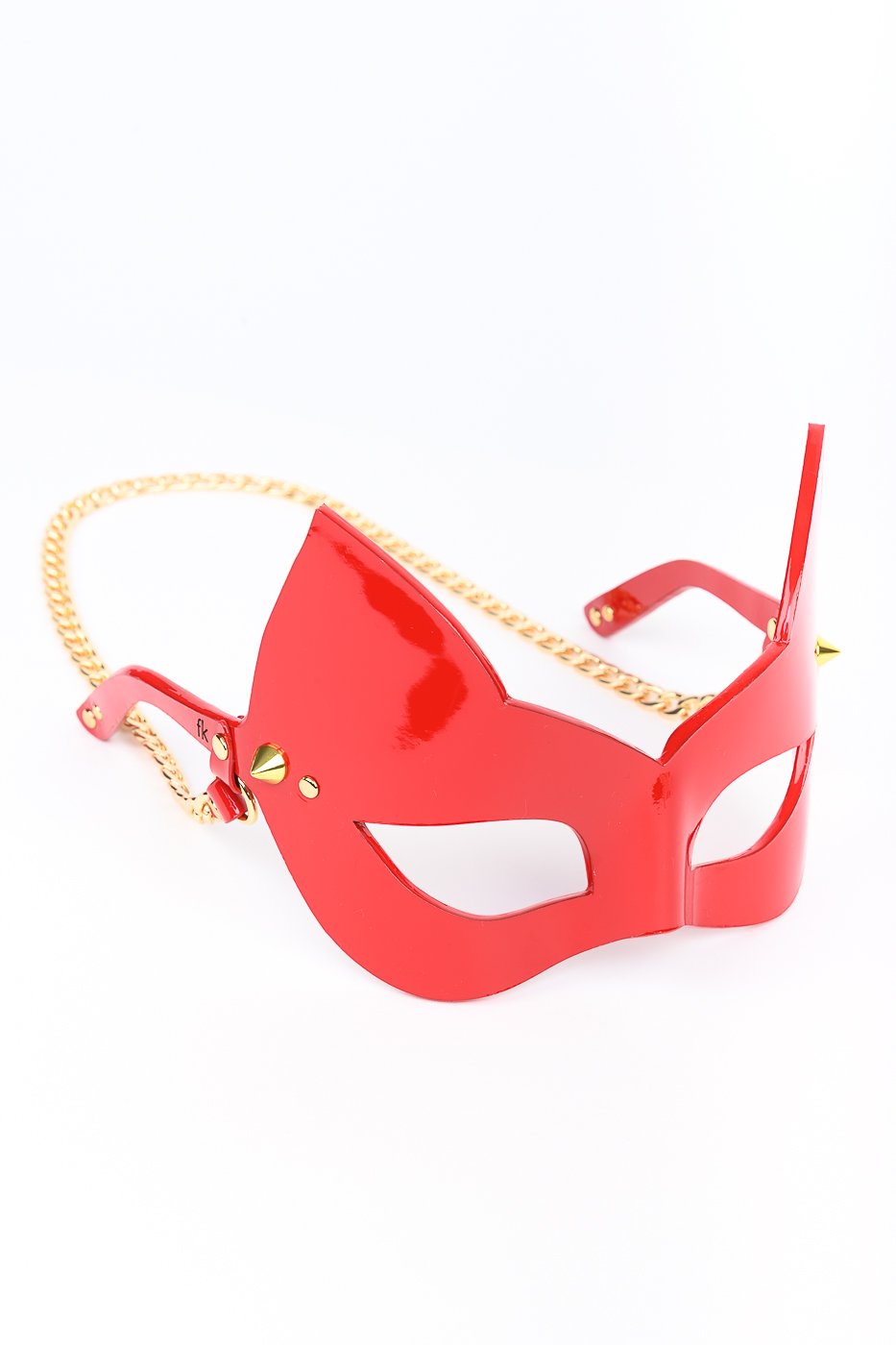 fr-ulein-kink-roja-kitten-sonnenbrille-leder-rot-kette image 4