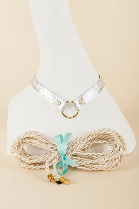 fr-ulein-kink-mint-lace-lasso-set-halsband-seil-mint image 1