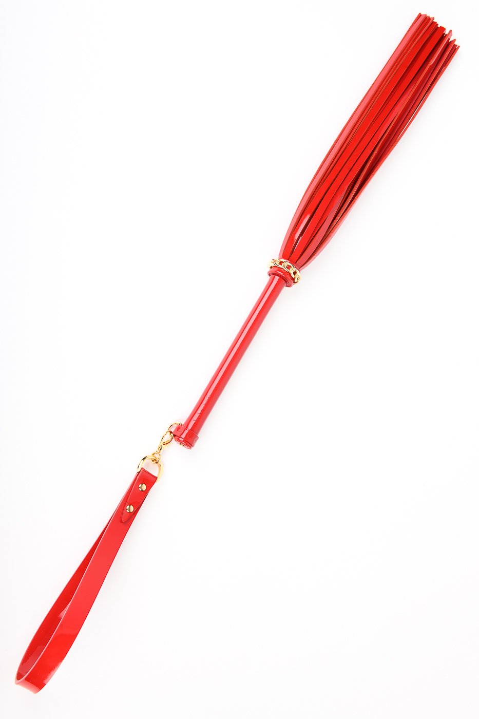 fr-ulein-kink-crops-roja-flogger-peitsche-rot-leder image 6