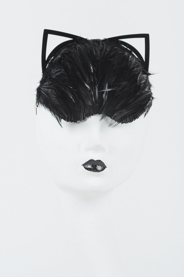 fr-ulein-kink-caviar-kitten-mask-katzenmaske-feder-schwarz image 5