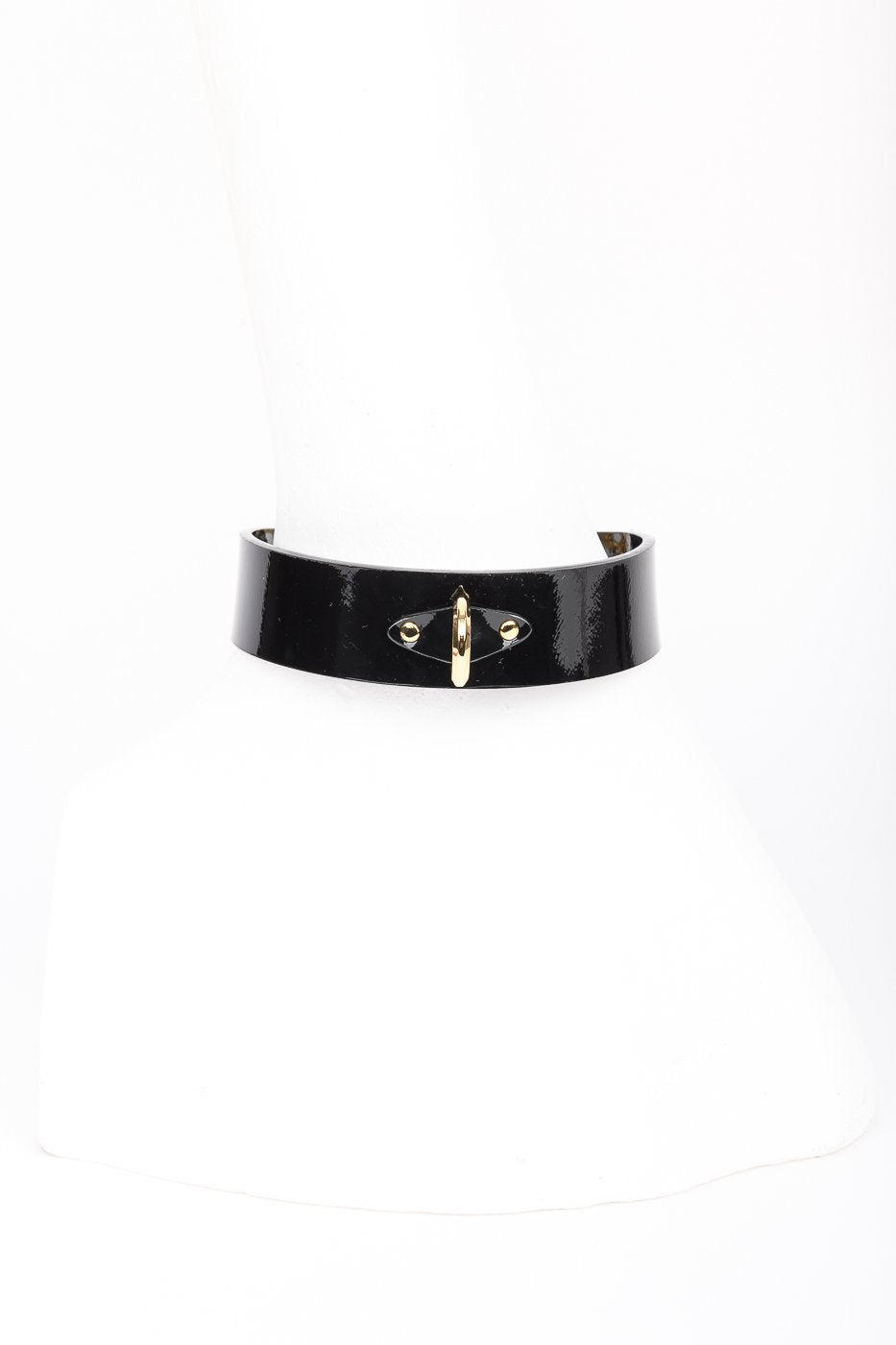 fr-ulein-kink-rica-collar-halsband-schwarz-gold image 1