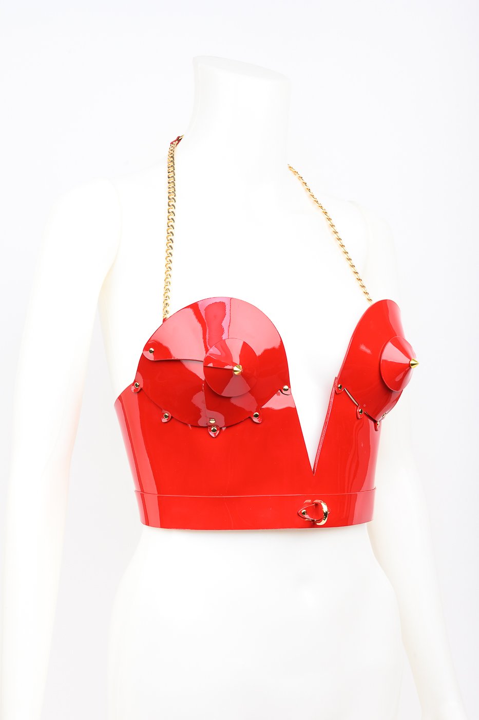 fraulein-kink-roja-korsett-rot-lack-leder-spiked-24k-gold image 8