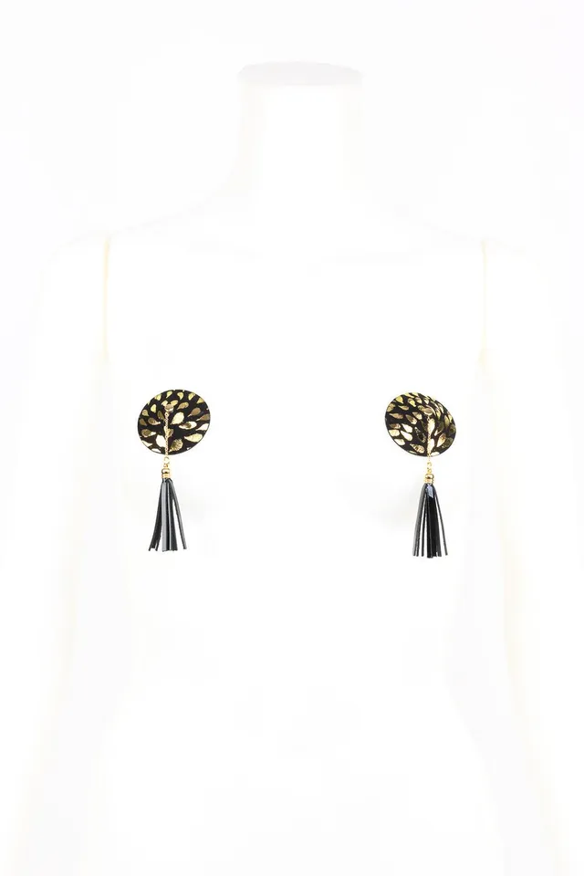 fr-ulein-kink-pasties-deluxe-tassel-nippelcover-gold image 1