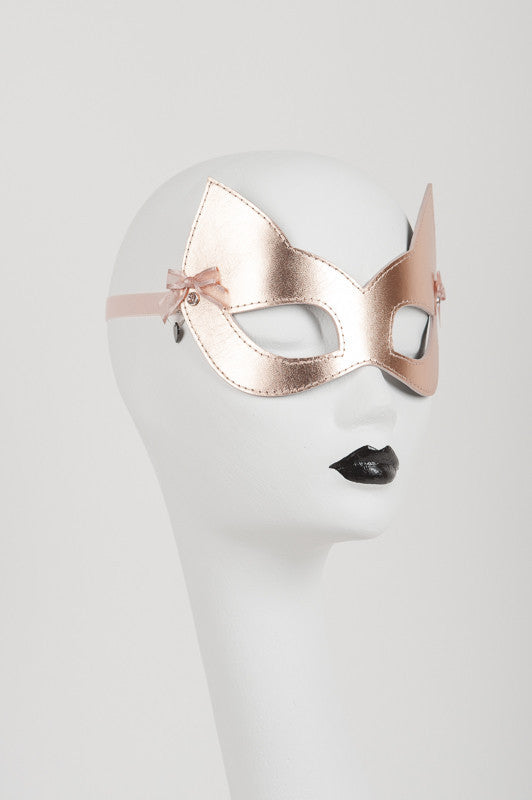fr-ulein-kink-lolita-kitten-maske-leder-rosegold-kristall image 1