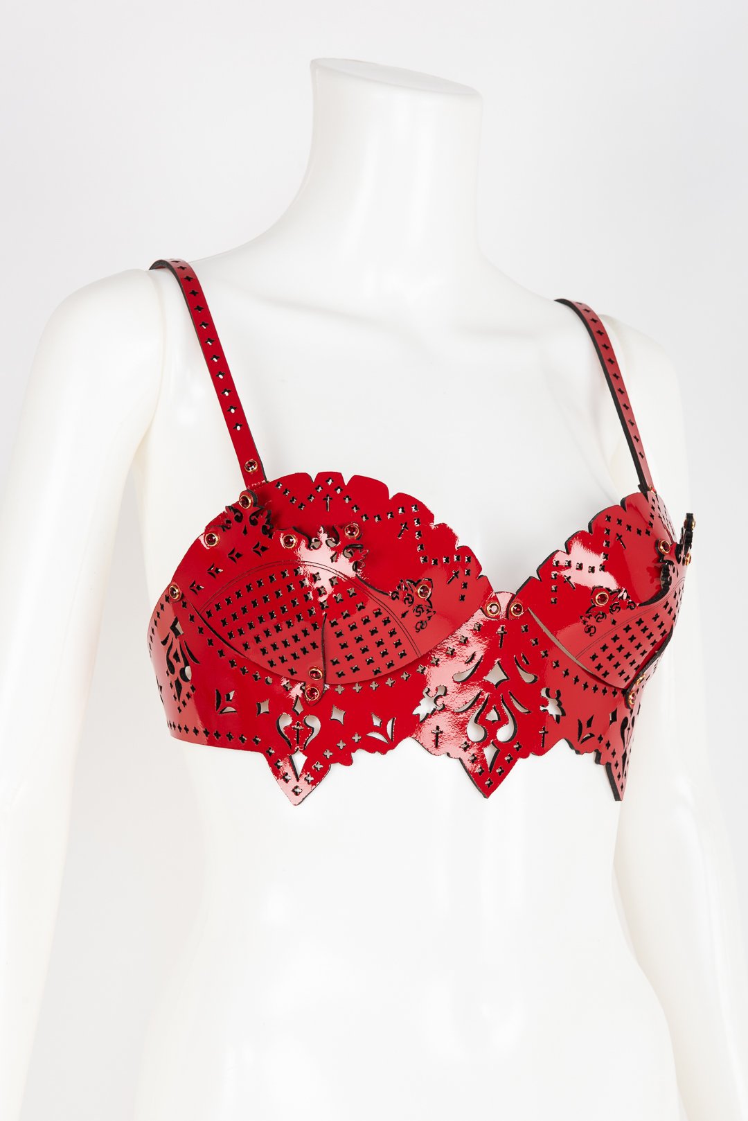 fr-ulein-kink-rosso-bh-leder-rot-swarovski-gr-one image 8