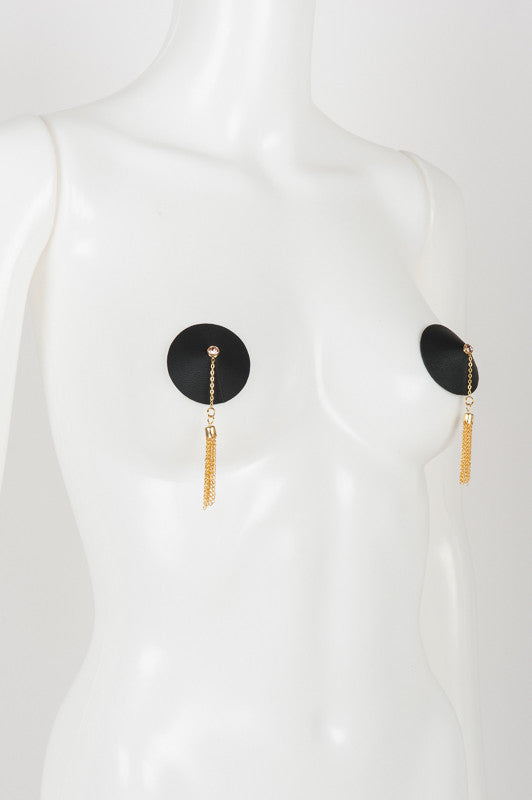 fr-ulein-kink-ch-rie-chain-pasties-nippel-schwarz-gold image 3