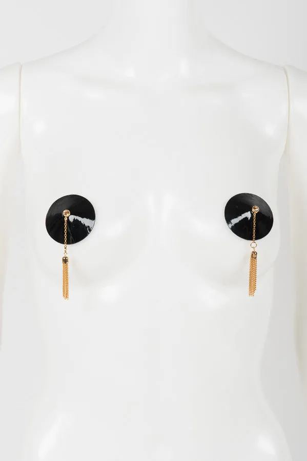 fr-ulein-kink-jet-nippelpasties-schwarz-kette-gold image 1