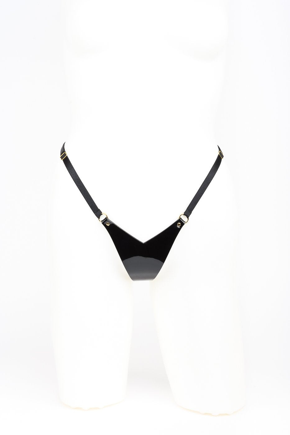 fraulein-kink-lingerie-fk-mini-string-string-schwarz-one-size-lack image 1