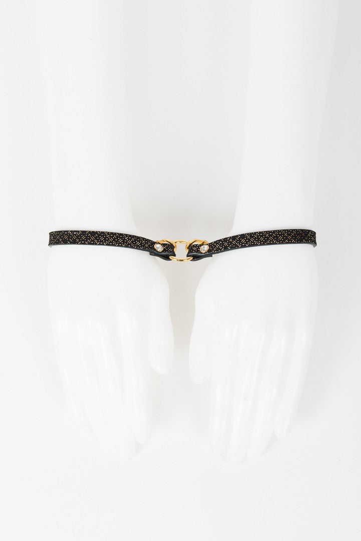fr-ulein-kink-lush-t-strap-leder-fesseln-schwarz-gold image 3