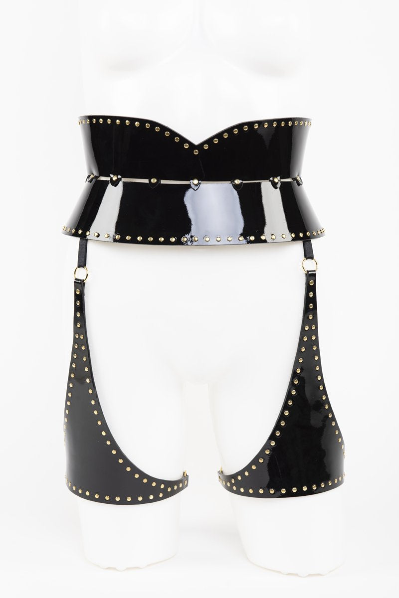 fr-ulein-kink-ricco-strapsg-rtel-lackleder-gr-two-schwarz image 1