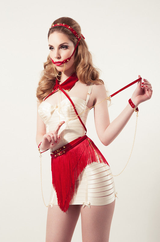 fr-ulein-kink-rouge-dessous-bondage-rock-rot-einheitsgr-e image 2