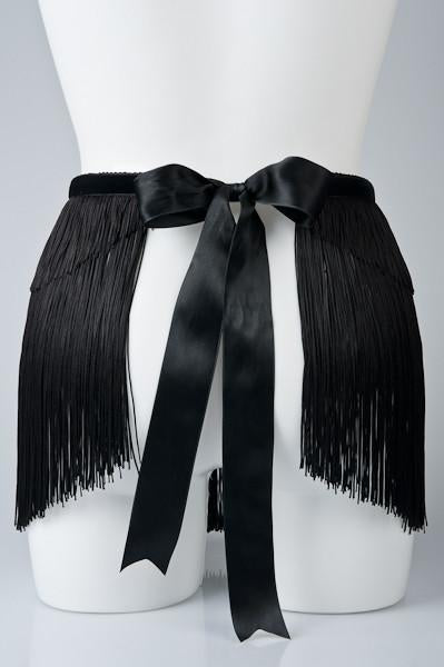 fr-ulein-kink-fringe-maid-rock-fransenrock-schwarz-einheitsgr-e image 6