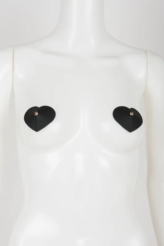 fraulein-kink-ch-rie-heart-pasties-nippelcover-schwarz-leder image 1