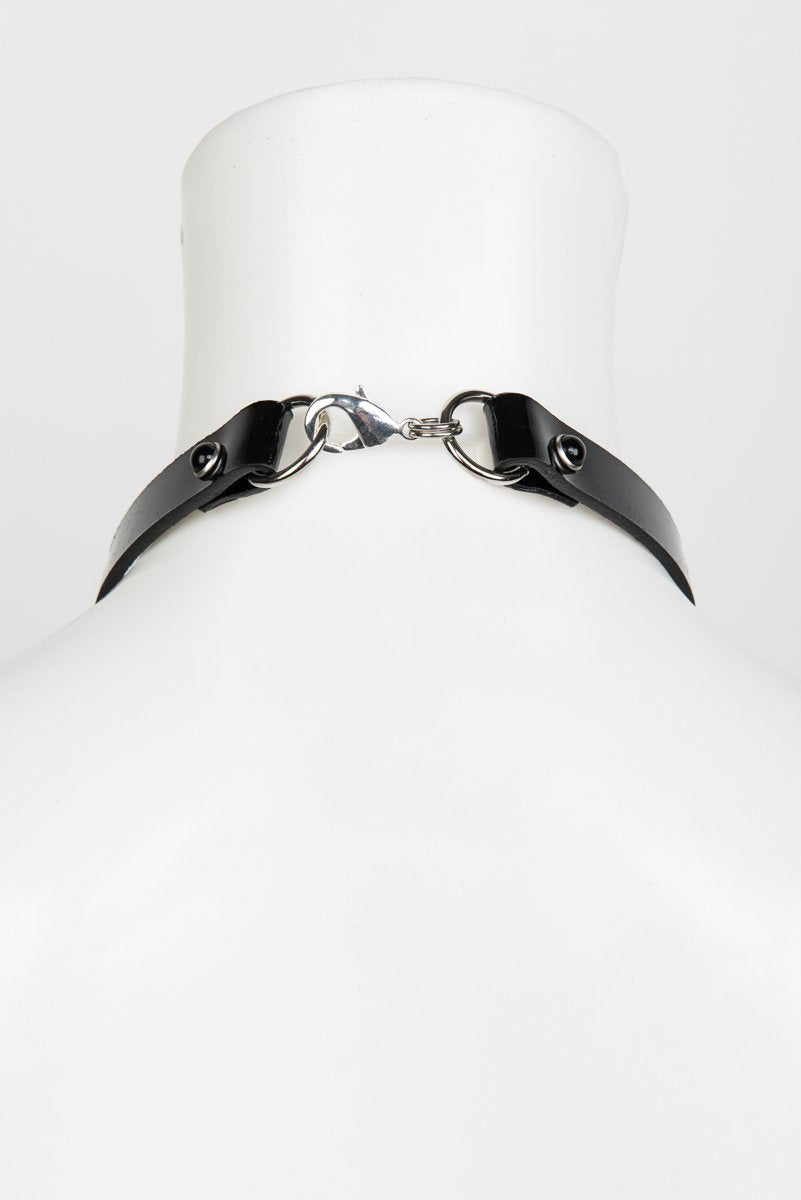 fr-ulein-kink-nero-choker-halsband-schwarz-lack-kreuz image 5