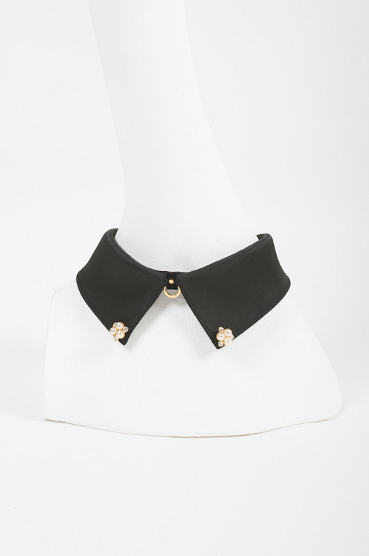 fr-ulein-kink-noir-halsband-satin-schwarz-mit-leine image 4