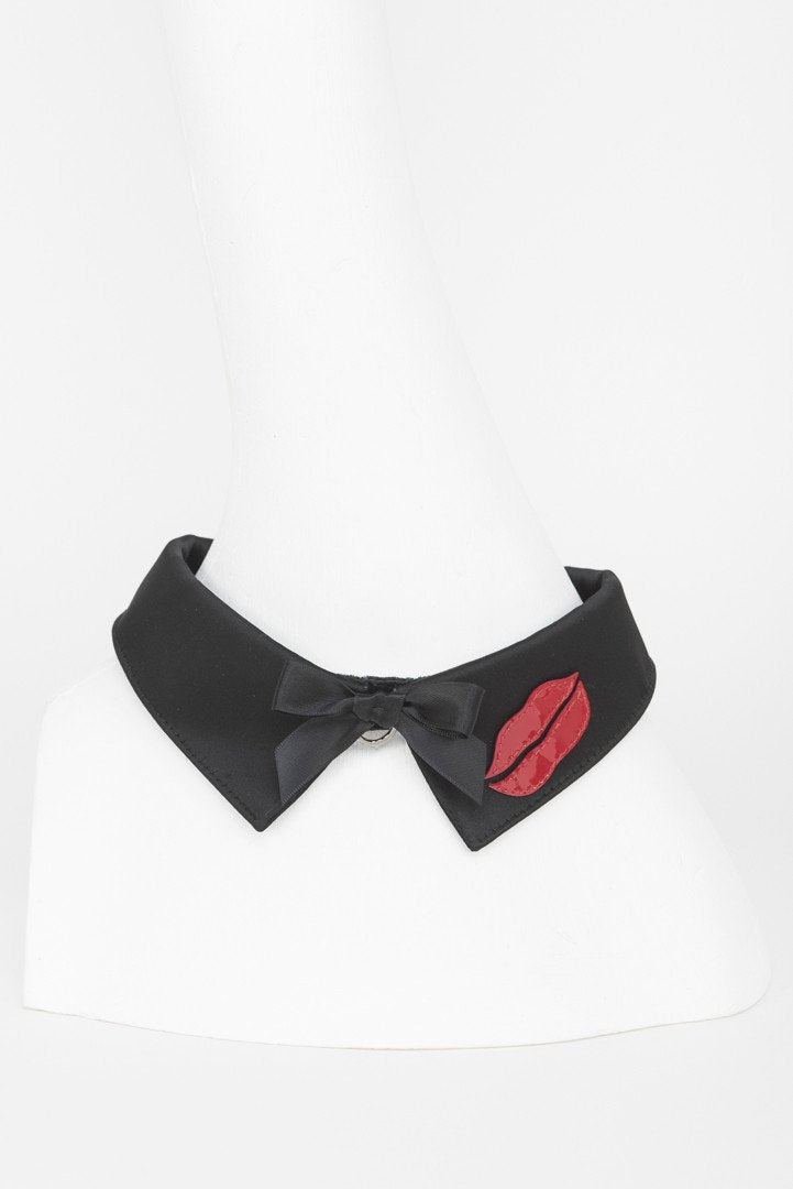 fr-ulein-kink-kiss-noir-collar-halsband-schwarz image 3
