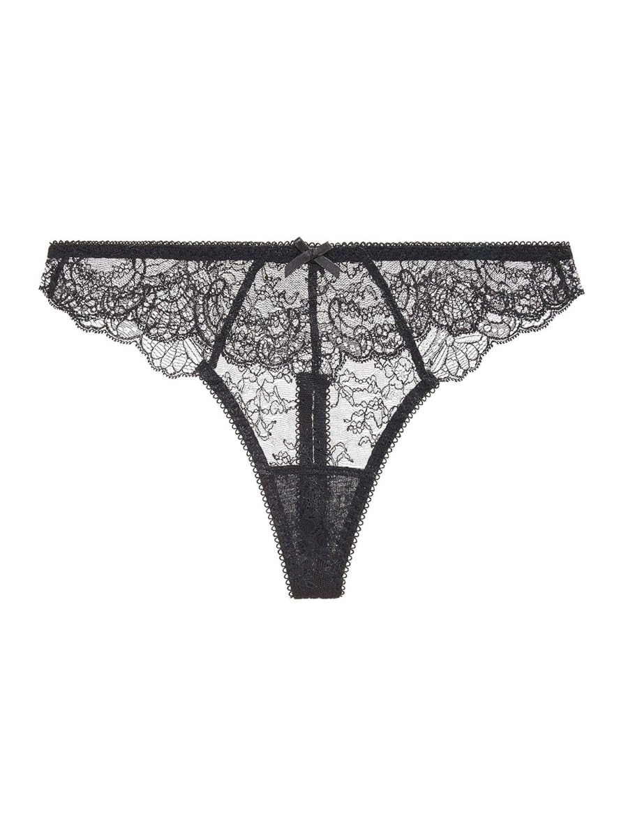 aubade-danse-des-sens-string-thong-schwarz-38-baumwolle image 3