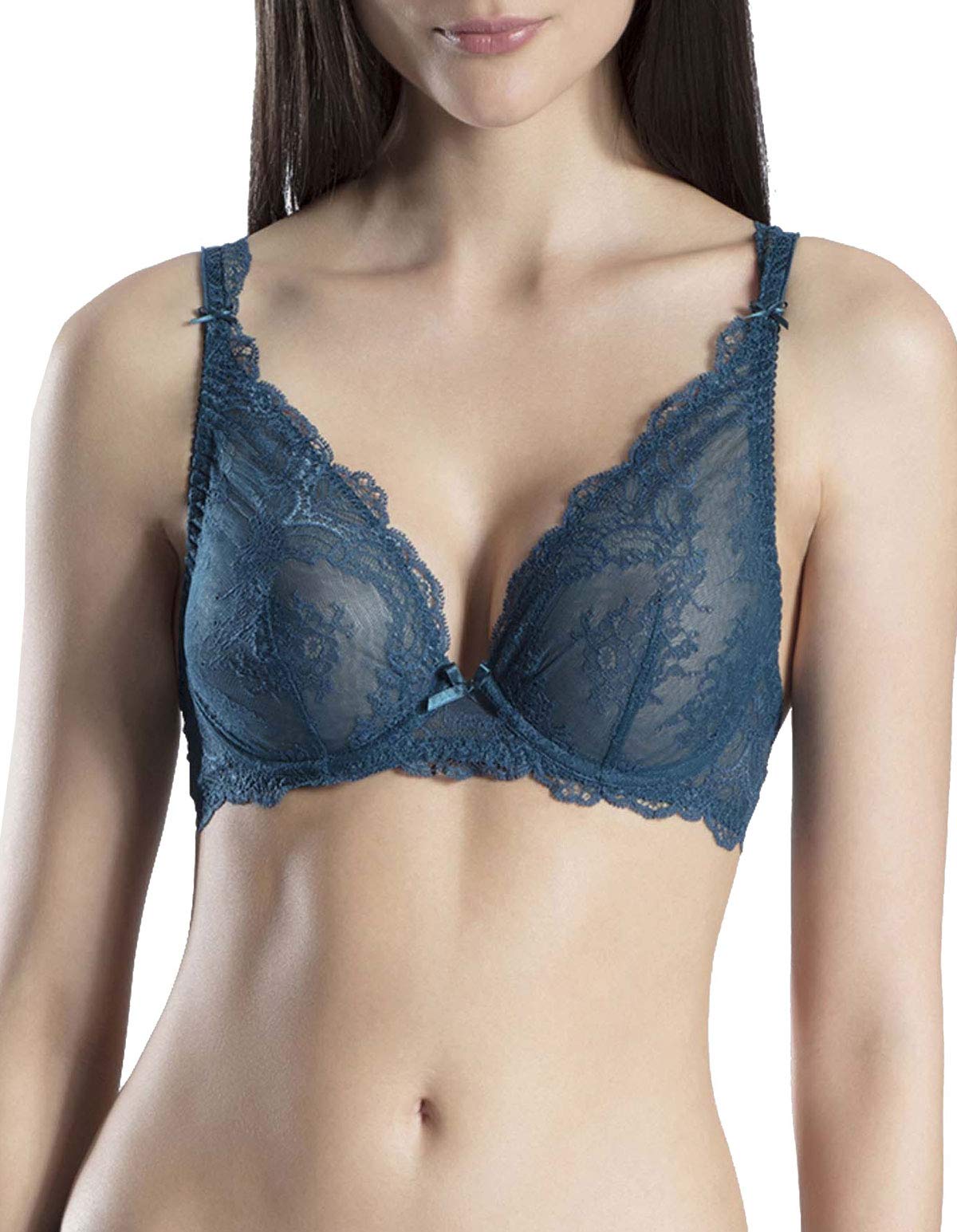 aubade-danse-des-sens-plunge-bh-blau-spitze-85d image 1