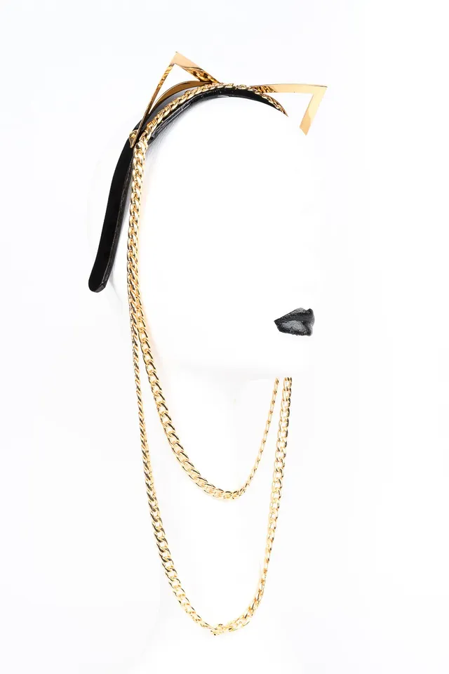 fr-ulein-kink-rica-chain-headband-katzenohren-schwarz image 1