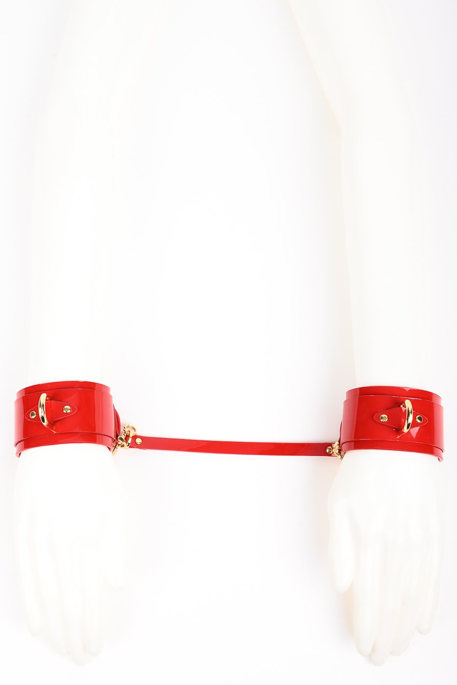fr-ulein-kink-roja-handcuffs-fu-fesseln-lack-rot-gold image 1