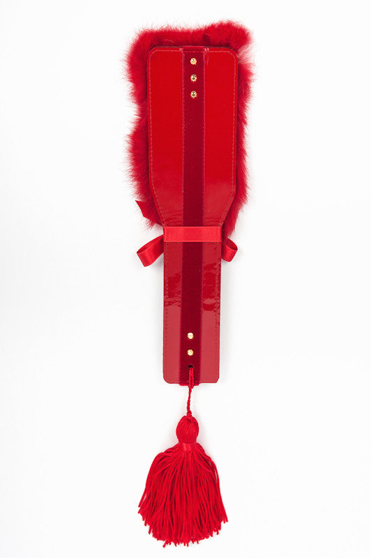 fraulein-kink-rouge-paddle-klatsche-rot-lackleder image 3