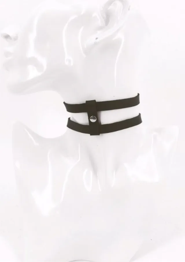 amoreze-roma-leder-choker-schwarz-s-1-5-cm image 1