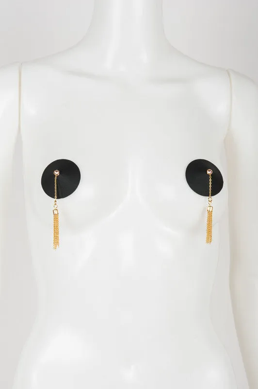 fr-ulein-kink-ch-rie-chain-pasties-nippel-schwarz-gold image 1