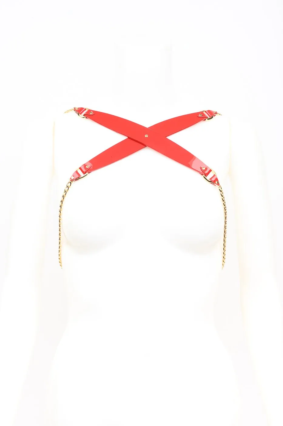 fr-ulein-kink-roja-chain-harness-gr-one-rot image 1
