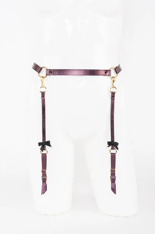 fr-ulein-kink-lingerie-violet-garter-strapsg-rtel-lila-swarovski image 1