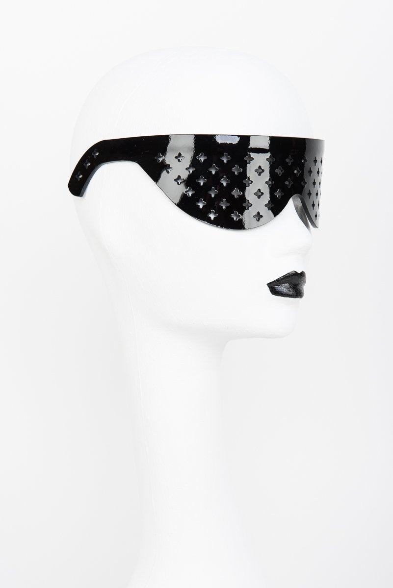 fr-ulein-kink-nero-confessional-maske-schwarz-lackleder image 1