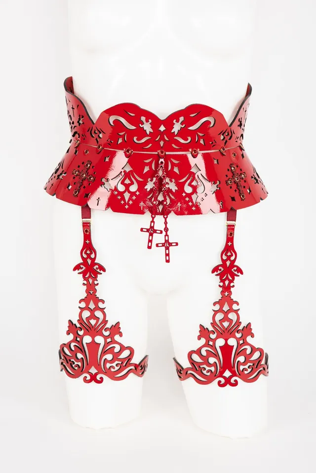 fr-ulein-kink-rosso-strapsg-rtel-rot-s-m-lack image 1