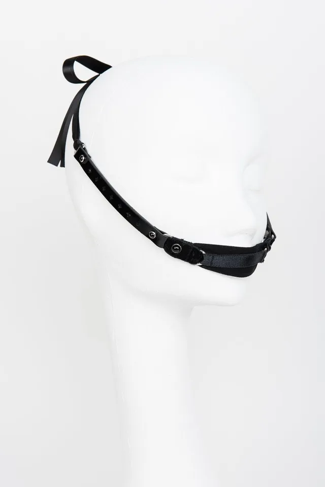 fr-ulein-kink-nero-gag-knebel-t-ll-schwarz-perle image 1