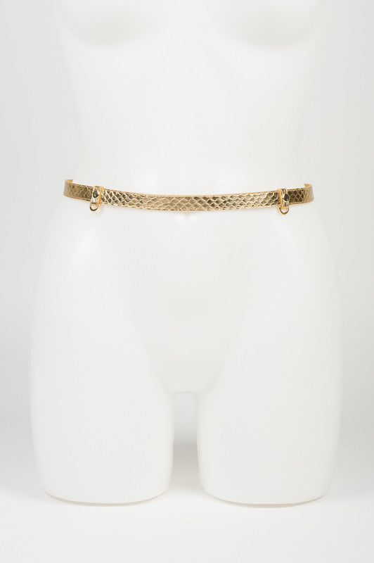fraulein-kink-golden-belt-tailleng-rtel-gold-python-leder image 1