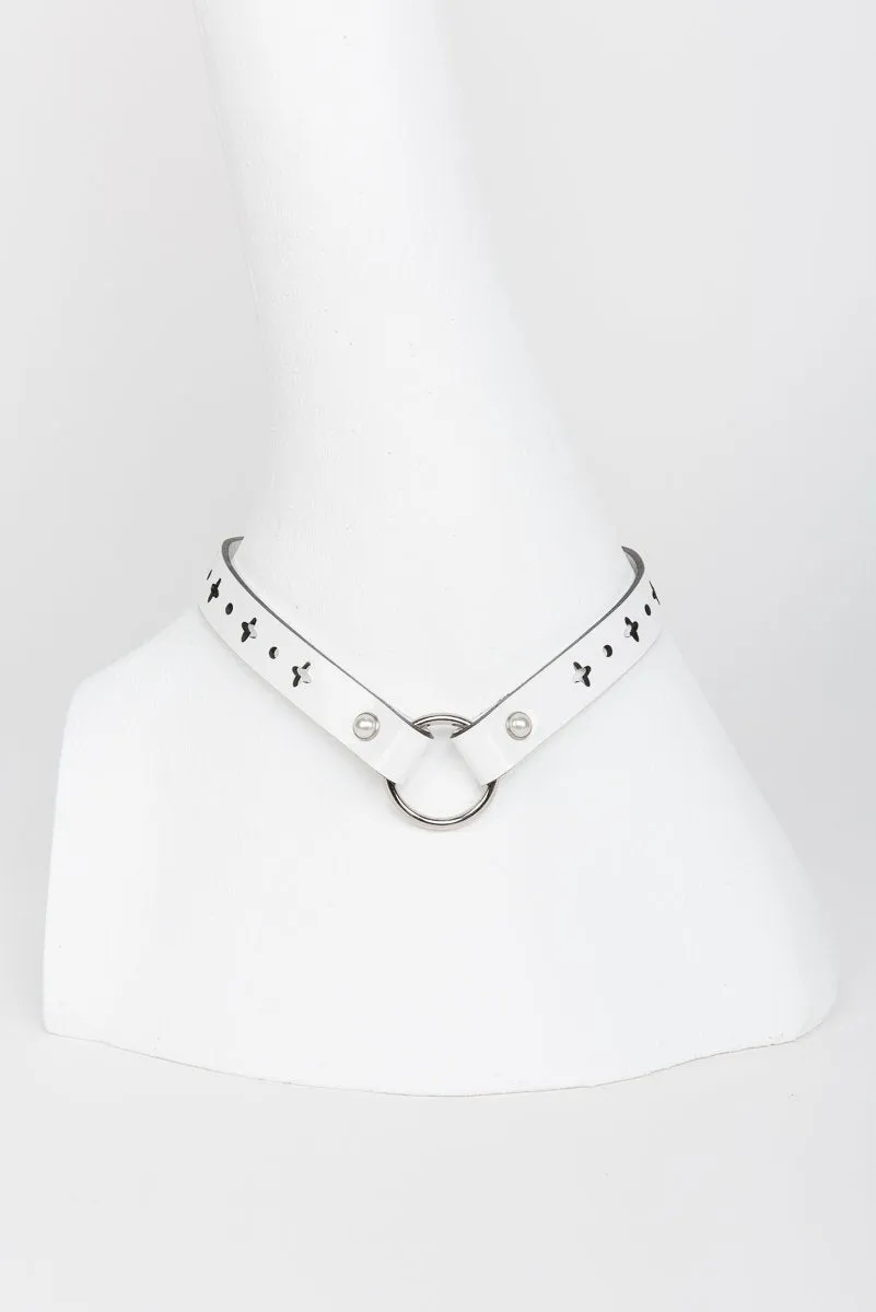 fr-ulein-kink-collars-bianco-collar-halsband-wei-lackleder image 1